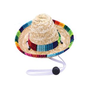 Funny Adjustable Chihuahua Sombrero Dog Cosplay Cap