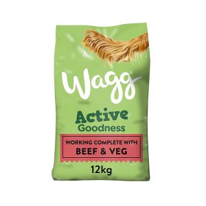 Wagg Active Goodness Complete Dry Food for Adult Dogs Beef Flavor